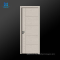 Puerta de dormitorio impermeable y aislamiento de sonido puerta de madera para el hogar GO-EG3
